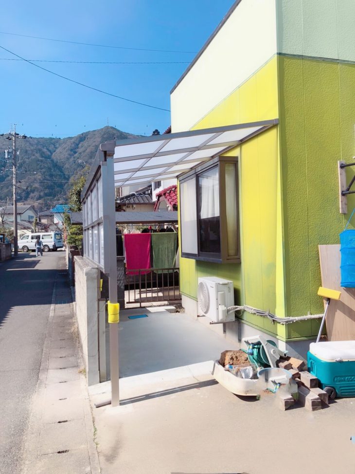   カーポート設置でデッドスペースが快適に☆