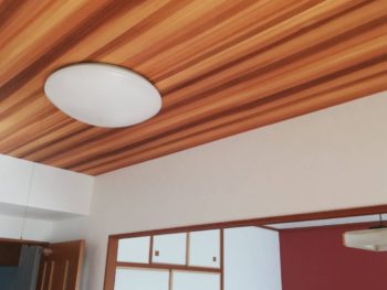 天井クロス張替え