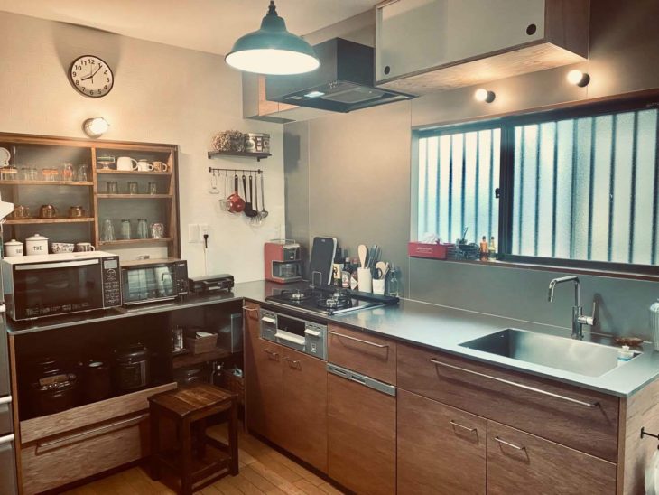   海外のようなアンティーク感♪　こだわりのキッチンです！